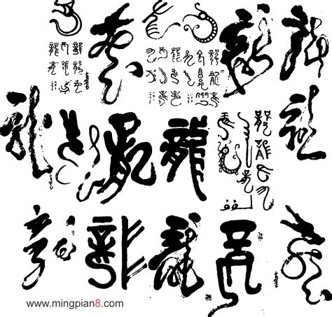 代表龍的字|龙的解释